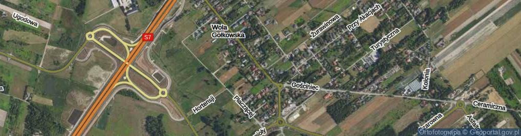 Zdjęcie satelitarne Gościniec ul.